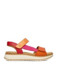 Remonte Sandały CEO-D3J50-38 Kolorowy. Sandały damskie Remonte, bez wzorów, ze skóry, bez obcasa, na płaskiej podeszwie, bez zapięcia. Za 359.99 zł.