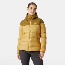 Damska kurtka z kapturem Helly Hansen Verglas Glacier. Żółte kurtki damskie Helly Hansen, bez wzorów, z puchu, z kapturem. Za 1,382.50 zł.