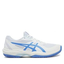 Buty do tenisa Asics. Białe obuwie sportowe treningowe Asics, tenisowe. Za 249.99 zł.