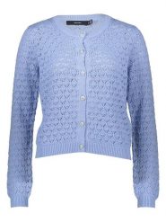 Vero Moda Kardigan w kolorze błękitnym rozmiar: S. Niebieskie kardigany damskie Vero Moda, s, bez wzorów, z bawełny. Za 83.22 zł.