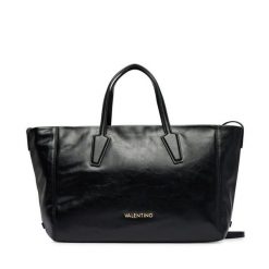 Torebka Valentino. Czarne shopper bag Valentino, bez wzorów, bez dodatków. Za 679.99 zł.