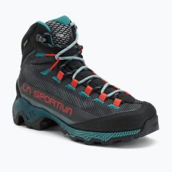 Buty trekkingowe damskie La Sportiva Aequilibrium Hike GTX SW24. Szare obuwie trekkingowe damskie La Sportiva, bez zapięcia. Za 1,149.00 zł.