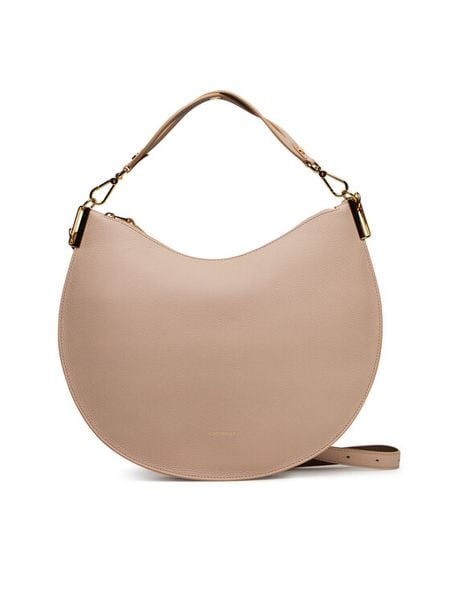 Coccinelle Torebka QKF Coccinellesunup E1 QKF 13 01 Beżowy. Brązowe torebki klasyczne damskie Coccinelle, ze skóry, bez dodatków. Za 1,149.00 zł.