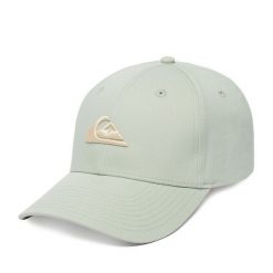 Czapka z daszkiem Quiksilver. Zielone czapki z daszkiem damskie Quiksilver, bez wzorów. Za 79.99 zł.