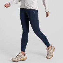 Legginsy damskie Craghoppers NosiLife Adeena. Niebieskie legginsy damskie Craghoppers, bez wzorów. Za 314.99 zł.