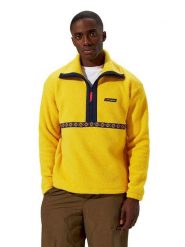 Berghaus Bluza polarowa "Rhynie" w kolorze żółto-czarnym rozmiar: 52. Czarne bluzy damskie Berghaus, bez wzorów, z polaru, bez kaptura. Za 217.53 zł.