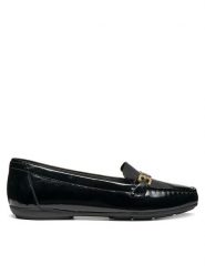 Geox Mokasyny D Annytah Moc B D680MA 67 C9999 Czarny. Czarne mokasyny damskie Geox, ze skóry, bez obcasa. Za 499.99 zł.