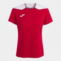 Koszulka do piłki nożnej damska Joma Championship VI. Białe bluzki damskie Joma, xl, bez wzorów, bez kołnierzyka, bez ramiączek. Za 84.50 zł.