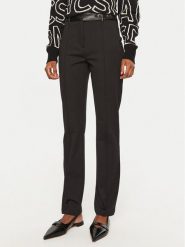 LOLA CASADEMUNT Spodnie materiałowe MF2414004 00N Czarny Regular Fit. Czarne spodnie materiałowe damskie LOLA CASADEMUNT, bez wzorów, z materiału. Za 319.99 zł.