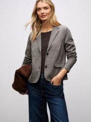 Street One Marynarka damska w kratę Kobiety brązowy|szary|beżowy w kratkę, 46. Brązowe marynarki i żakiety damskie Street One, bez wzorów, z materiału, eleganckie. Za 279.95 zł.