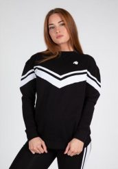 Hailey Duża bluza - Czarny. Czarne bluzy damskie GORILLA WEAR, xs, bez wzorów, z bawełny, bez kaptura. Za 256.15 zł.