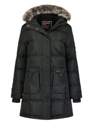 Canadian Peak Parka "Axelus" w kolorze czarnym rozmiar: XXL. Czarne parki damskie Canadian Peak, xxl, bez kaptura. Za 279.11 zł.