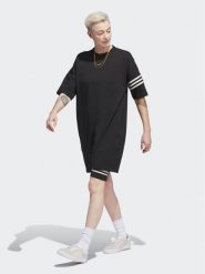 Adidas Sukienka codzienna adicolor Neuclassics IB7309 Czarny Loose Fit. Czarne sukienki damskie Adidas, bez wzorów, z bawełny, bez ramiączek. Za 129.99 zł.