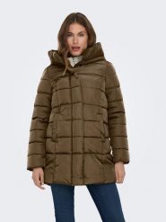 ONLY Kurtka pikowana w kolorze khaki rozmiar: L. Brązowe kurtki damskie Only, l, bez wzorów, bez kaptura. Za 231.68 zł.