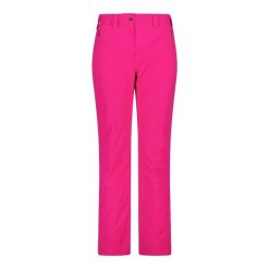 Spodnie narciarskie dla kobiet CMP. Czerwone spodnie sportowe damskie CMP, na zimę, bez wzorów, narciarskie. Za 423.70 zł.