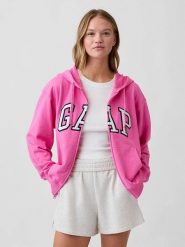 GAP Bluza w kolorze różowym rozmiar: XL. Różowe bluzy damskie GAP, xl, bez wzorów, bez kaptura. Za 93.29 zł.