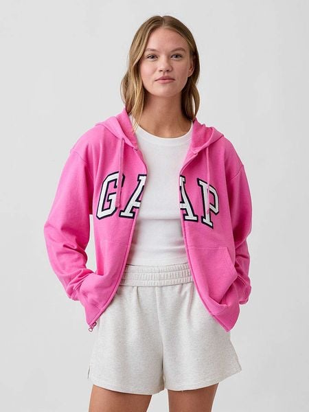 GAP Bluza w kolorze różowym rozmiar: XL. Różowe bluzy damskie GAP, xl, bez wzorów, bez kaptura. Za 98.42 zł.