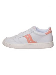 Saucony Skórzane sneakersy "Jazz Court" w kolorze biało-jasnoróżowym rozmiar: 41. Białe obuwie sportowe damskie Saucony, bez zapięcia. Za 215.21 zł.