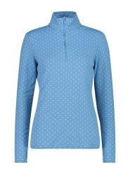 CMP Koszulka funkcyjna w kolorze błękitno-białym rozmiar: 44. Niebieskie koszulki damskie CMP, bez wzorów, bez kołnierzyka, bez ramiączek. Za 140.20 zł.