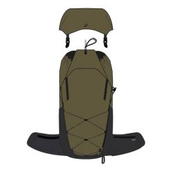 Plecak turystyczny Quechua MH900 38 l. Brązowe plecaki QUECHUA, bez wzorów. Za 449.99 zł.