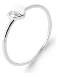 L'Atélier Précieux Srebrny pierścionek z cyrkoniami rozmiar: 56. Szare pierścionki damskie l'Atelier precieux, z cyrkonią, srebrne. Za 124.11 zł.