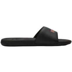 Klapki Puma Cool Cat 2.0 W 389108 02 czarne. Czarne klapki damskie bez wzorów, z syntetyku, bez obcasa, bez zapięcia. Za 144.87 zł.