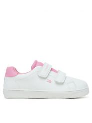 Tommy Hilfiger Sneakersy Low Cut Velcro Sneaker T1A9-33965-1355 S Biały. Białe buty sportowe dziewczęce Tommy Hilfiger, ze skóry, bez zapięcia. Za 269.99 zł.