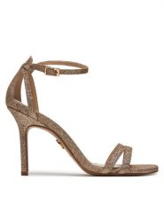 Baldowski Sandały D03054-3436-028 Złoty. Żółte sandały damskie Baldowski, bez wzorów, z syntetyku, bez obcasa, na szpilce, bez zapięcia. Za 489.99 zł.