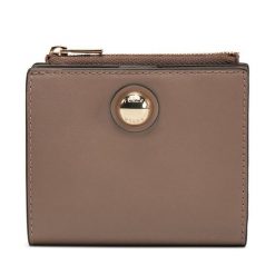 Mały Portfel Damski Furla. Szare portfele damskie Furla, bez wzorów. Za 549.99 zł.