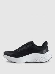 4F Buty do biegania Freemove Elevated Mesh damskie - czarne 40. Czarne obuwie sportowe damskie 4F, z gumy, bez zapięcia, do biegania. Za 339.99 zł.