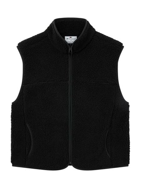 Champion Kamizelka polarowa w kolorze czarnym rozmiar: XL. Czarne kamizelki damskie Champion, xl, bez wzorów, z polaru, bez kaptura. Za 122.38 zł.