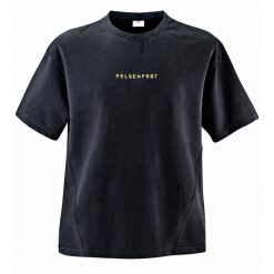 Koszulka boulderingowa Oversized Volumes. Czarne koszulki damskie FELSENFEST, bez wzorów, z bawełny, bez kołnierzyka, bez ramiączek. Za 159.99 zł.