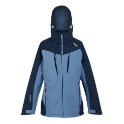 Kurtka Wodoodporna Damska Zimowa Calderdale II. Niebieskie kurtki damskie Regatta, na zimę, xl, bez wzorów, bez kaptura. Za 173.99 zł.