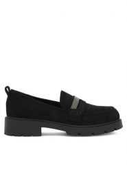 JENNY Mokasyny ISLA WS21095-01 Czarny. Czarne mokasyny damskie Jenny, z materiału, bez obcasa. Za 139.99 zł.