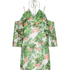 Bluzka bonprix zielono-biało-jasnoróżowy. Bluzki damskie marki Mohito. Za 37.99 zł.