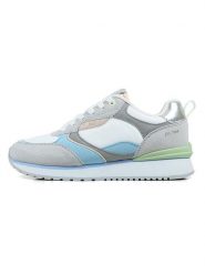 GAP Sneakersy "Wonder Spirit S" w kolorze szaro-biało-błękitnym rozmiar: 39. Białe obuwie sportowe damskie GAP, z materiału, bez zapięcia. Za 148.96 zł.