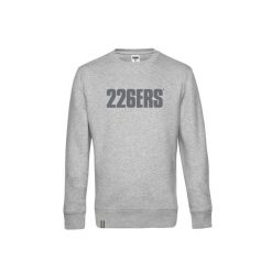 Bluza z logo 226ERS. Szare bluzy damskie 226ERS, l, bez wzorów, z bawełny, bez kaptura. Za 339.00 zł.