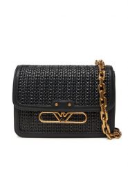 Emporio Armani Torebka EW001922 AF15873 UC001 Czarny. Czarne torebki wieczorowe damskie Emporio Armani, bez wzorów, ze skóry, bez dodatków. Za 1,849.00 zł.