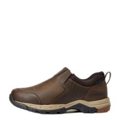Wodoodporne Buty trekkingowe dla kobiet Ariat Skyline Slip On. Brązowe obuwie trekkingowe damskie Ariat, ze skóry, bez zapięcia. Za 563.50 zł.