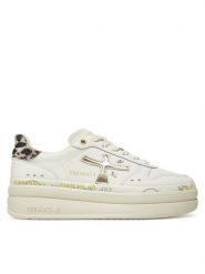 Premiata Sneakersy Micol 7441 Écru. Obuwie sportowe damskie Premiata, ze skóry, bez zapięcia. Za 829.99 zł.