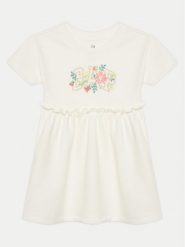 Gap Sukienka codzienna 736116-01 Écru Regular Fit. Sukienki dziewczęce GAP, bez wzorów, z bawełny, bez ramiączek, proste. Za 89.99 zł.