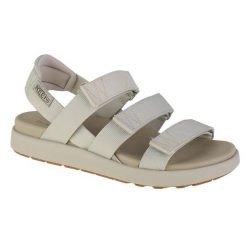 Sandały do chodzenia damskie, Keen Elle Strappy Sandal. Brązowe sandały damskie Keen, bez wzorów, z materiału, bez obcasa, bez zapięcia. Za 279.99 zł.