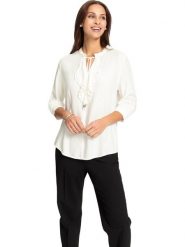 WITT WEIDEN Bluzka w kolorze kremowym rozmiar: 40. Brązowe bluzki damskie WITT WEIDEN, bez wzorów, z wiskozy, bez kołnierzyka, bez ramiączek. Za 39.95 zł.