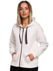 Made of emotion Bluza w kolorze kremowym rozmiar: M. Brązowe bluzy damskie Made Of Emotion, m, bez wzorów, bez kaptura. Za 127.35 zł.