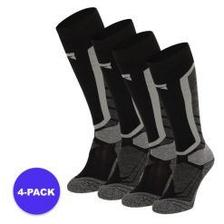 Skarpety snowboardowe unisex 4 szt. Zielone skarpetki damskie XTREME, bez wzorów, z materiału. Za 245.29 zł.