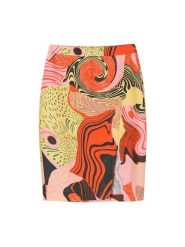 TATUUM Lniana spódnica ze wzorem rozmiar: 34. Spódnice damskie TATUUM, na co dzień, bez wzorów, ze lnu, midi. Za 118.95 zł.
