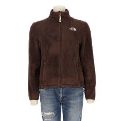 Second life - Kurtka polarowa TNF Osito dla kobiet - Stan bardzo dobry. Brązowe kurtki damskie The North Face, s, bez wzorów, z materiału, bez kaptura. Za 211.46 zł.