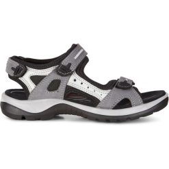 Buty do chodzenia damskie Ecco Offroad Titanium. Szare obuwie trekkingowe damskie ECCO, z kauczuku, bez zapięcia. Za 629.99 zł.