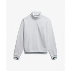 Sweter damski Superdry Country Club. Białe swetry klasyczne damskie Superdry, na zimę, bez kołnierzyka. Za 332.10 zł.