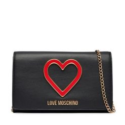 Torebka LOVE MOSCHINO. Czarne torebki wieczorowe damskie Love Moschino, bez wzorów, bez dodatków. Za 789.99 zł.
